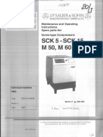 SCK 5 - SCK 15 Screw Compressor