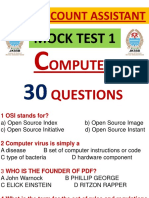 Mock Test 1: JKSSB Account Assistant