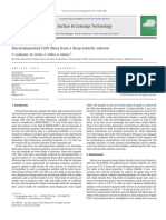 Electrodeposited CoPtfilms From A Deep Eutectic Solvent