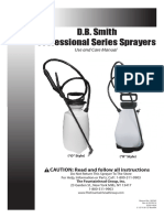 DB Smith Professional Sprayer Manual