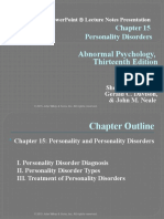 Personality Disorders: Abnormal Psychology, Thirteenth Edition