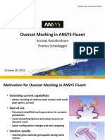 Overset Meshing in Ansys Fluent