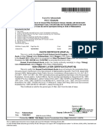 Caste Certificate (Part A) : Form B 2 (Amended) RULE 5 (5) (4) (IV)