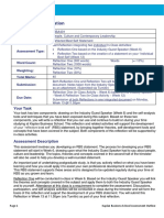 Assessment 3 Information: Subject Code: Subject Name: Assessment Title