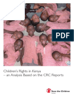 Children's Rights in Kenya - An Analysis Based On The CRC Reports