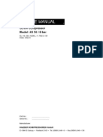 Service Manual: Screw Compressor Model: AS 36 / 8 Bar