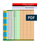 Jerry Internet Cafe: Daily Income Monitoring Report Date Internet Download Printingring Bindlaminationrush Id