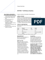 DOWSIL™ 2418 Release Emulsion: Features & Benefits Applications