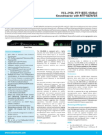 Aliant Ommunications: VCL-2156, PTP IEEE-1588v2 Grandmaster With NTP SERVER