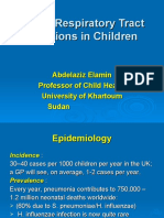 Lower Respiratory Tract Infections in Children