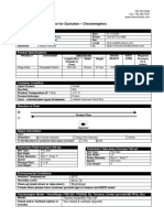 Checkweigher RFQ Form