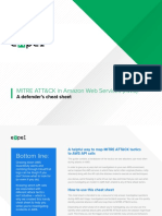 MITRE ATT&CK in Amazon Web Services (AWS) :: A Defender's Cheat Sheet