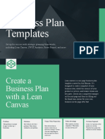 Green and White Corporate Technology Business Plan Presentation