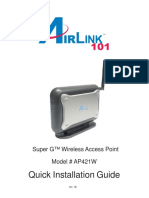 Quick Installation Guide: Super G™ Wireless Access Point