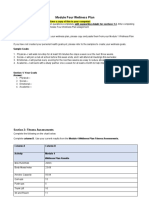 Module Four Wellness Plan