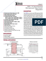Features Description: LT8631 100V, 1A Synchronous Micropower Step-Down Regulator