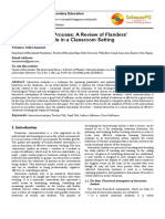 The Instructional Process: A Review of Flanders' Interaction Analysis in A Classroom Setting