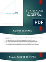 Case Analysis - Naukri