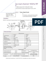 Hf0218-31 Series Dual Channel 18Ghz RF Rotary Connector: Signal Channel, Frequency 1:Dc 18Ghz, Channel 2:Dc 5Ghz, Od 31.8Mm