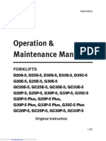 Operation & Maintenance Manual: Forklifts