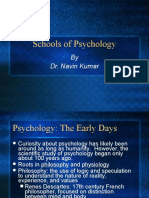 Schools of Psychology: by Dr. Navin Kumar