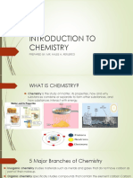 Introduction To Chemistry: Prepared By: Mr. Anlee A. Refuerzo