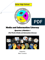 Media and Information Literacy Quarter 3 Module 1