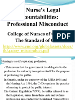 CNO Professional Misconduct - Student