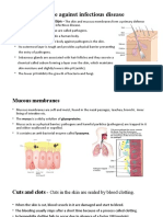 Defense Against Infectious Disease: Skin As A Barrier To Infection