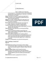 Unit 2: Q2e Listening & Speaking 3: Audio Script