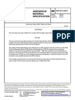 Aerospace Material Specification: Aluminum Alloy 2024, Plate and Sheet