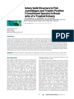 Dietary Guild Structure in Fish Assemblages and Trophic Position of Constituent Species in Brush Parks of A Tropical Estuary