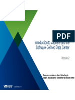 Introduction To Vsphere and The Software-Defined Data Center