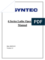 6 Series Lathe Operation Manual-En