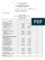 Quiz - Horizontal Analysis