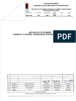 9952C-000-MS-9000-0005-1 Chemical Cleaning