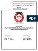 Dr. Ram Manohar Lohiya National Law University 2019-20 Banking and Insurance Law