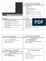 Software Project Management: Course Instructor Prof. R. Charanya