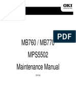 MB760 MB770 MPS5502 Maintenance Manual Rev 1