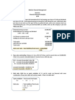 Financial Management Exercises