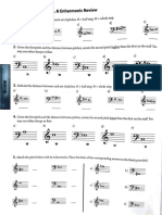 Half Step, Whole Step, Enharmonic Review: - ,..,..-::,9::ielepi:#