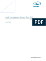 Intel® Memory and Storage Tool (CLI) : July 2020