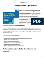 What Is A Functional Requirement - Specification, Types, EXAMPLES