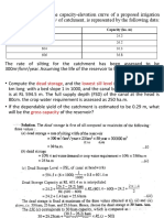 Example:: Dead Storage Lowest Sill Level