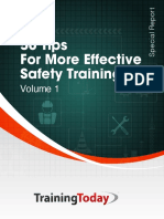 50 Tips For More Effective Safety Training Vol 1