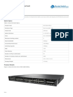 WS-C3650-48TQ-L Datasheet: Quick Specs