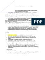 Week 4 and 5 Decision Making Lecture Notes