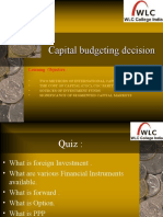 Capital Budgeting Decision