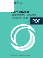 RIBA Professional Services Contract Client Adviser 2020