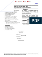 TS5A63157 12 - SPDT Analog Switch 5-V/3.3-V Single-Channel 2:1 Multiplexer/demultiplexer